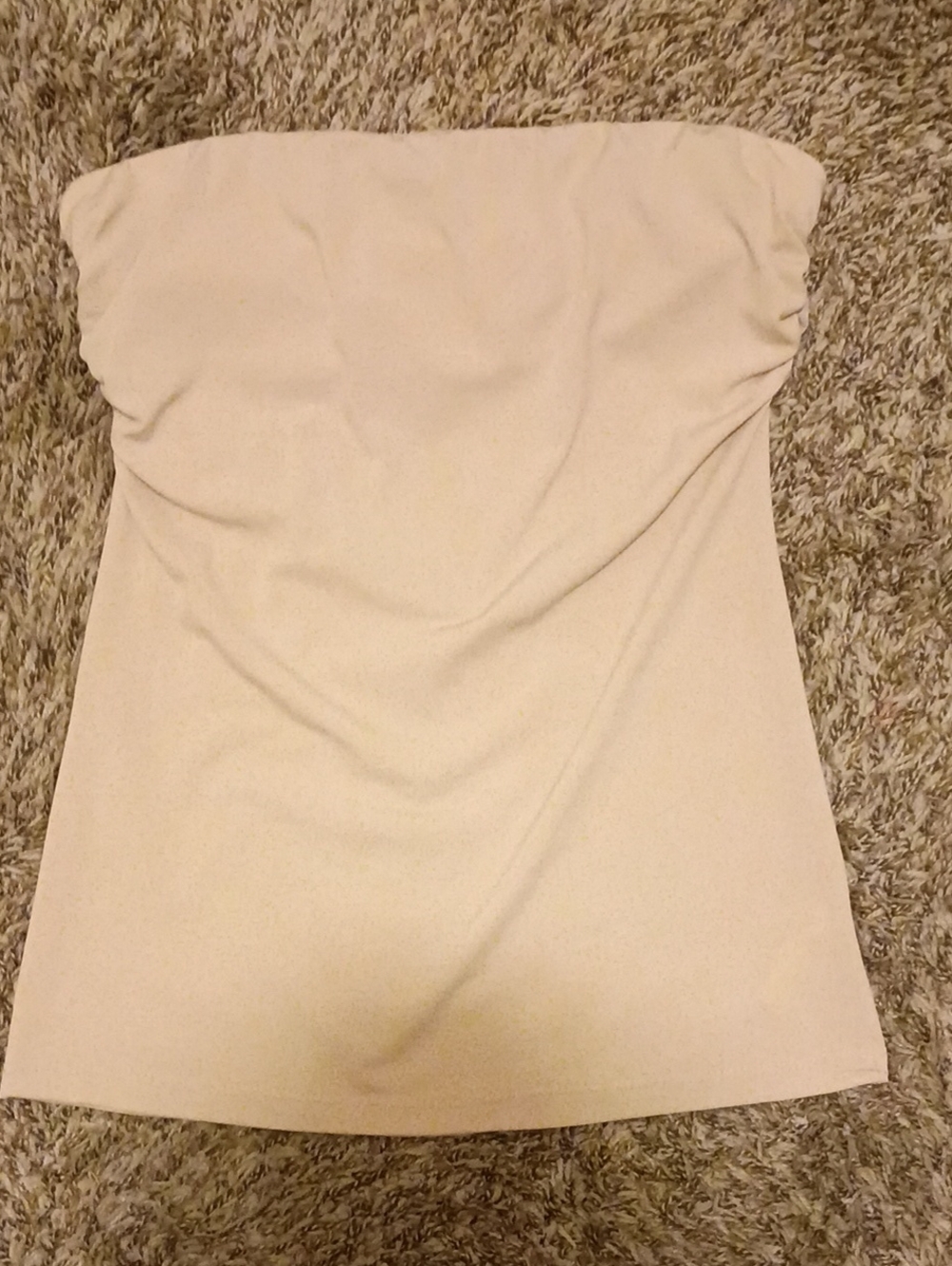 Rampage Cream Strapless Tube Camisole Sz M